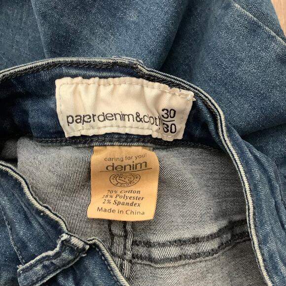 Paper Denim & Cloth Straight Leg Jeans 30 x 30 - Picture 6 of 7